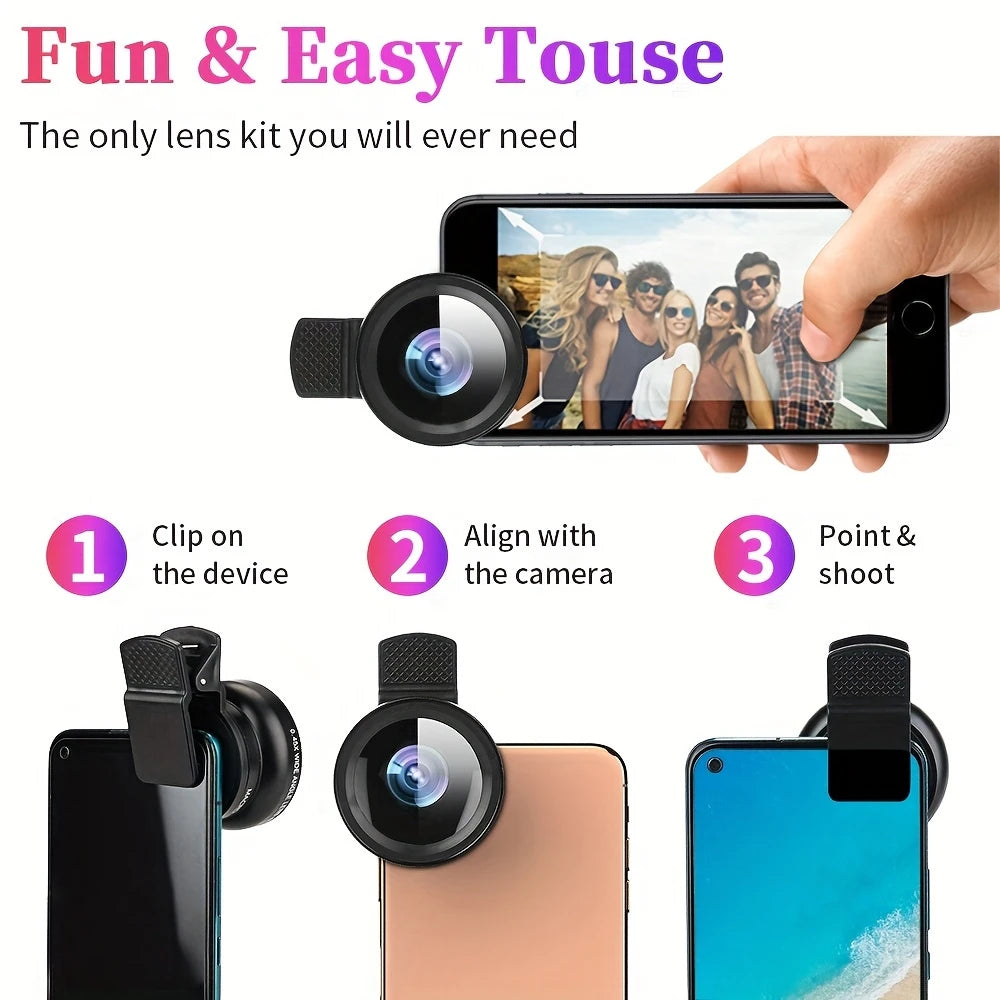 External phone camera lens