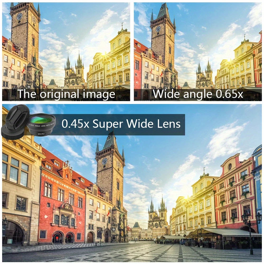 External phone camera lens
