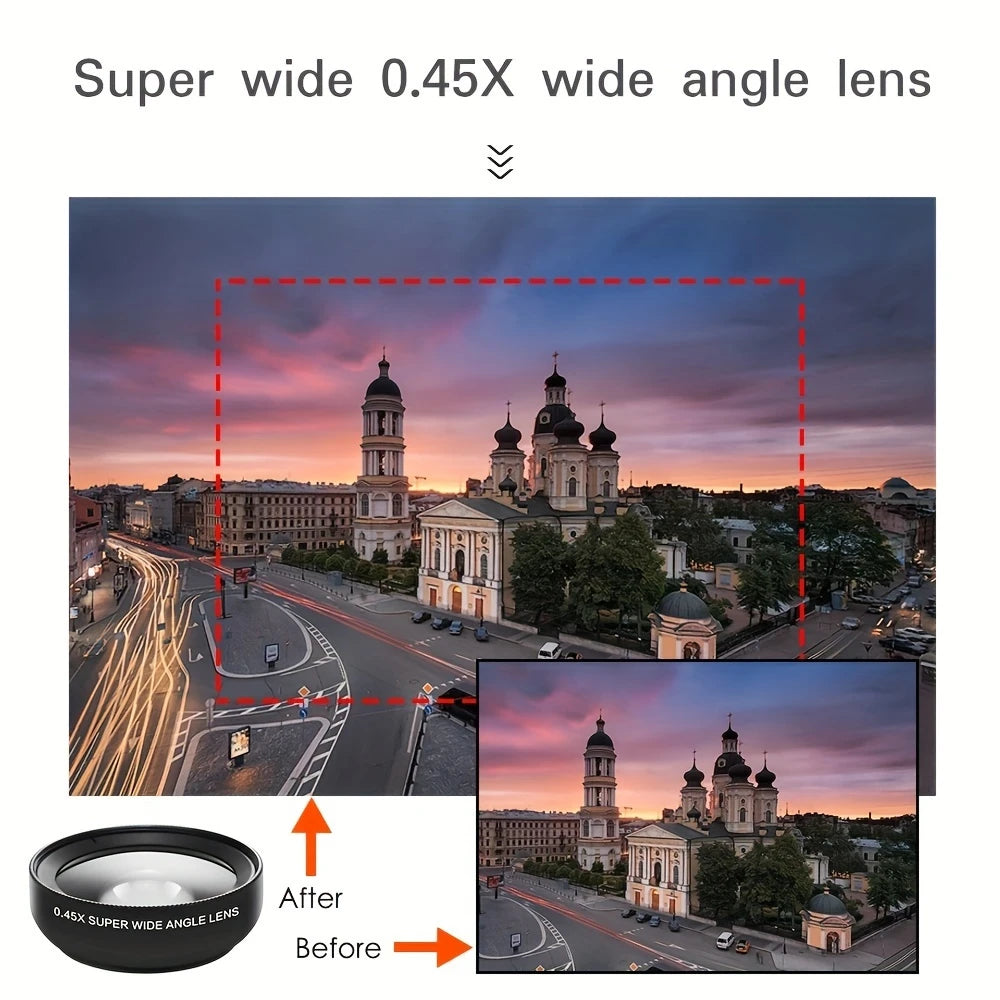 External phone camera lens